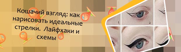 Как нарисовать стрелки подводкой на нависшее веко